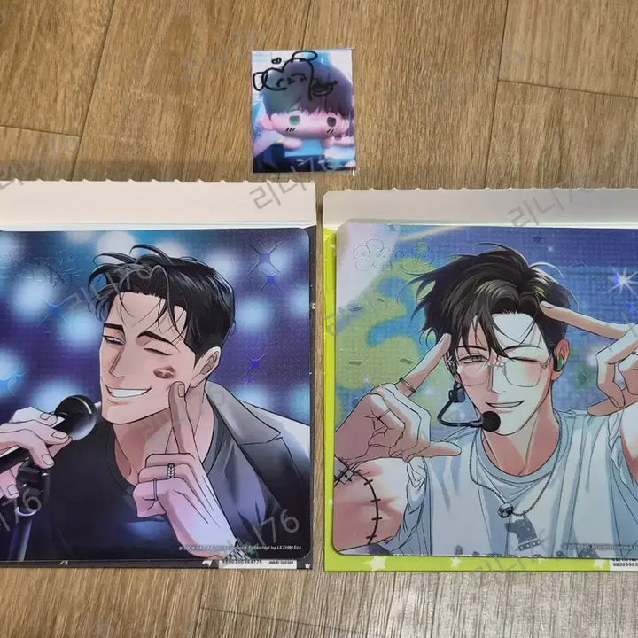 [BUNJANG] Resin Stage Sparkles Direct Camera Postcard - Sisyphean Dogs (Set of 2) / 레진 팝업 스파클즈 직캠 엽서 시시포스의 개들 2장 입장특전 양도