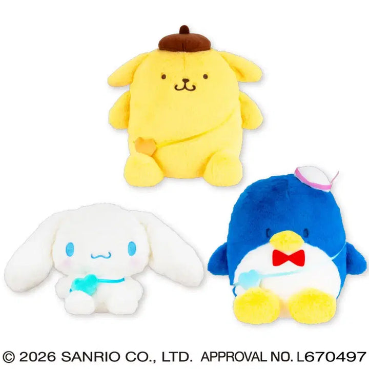 [BUNJANG] Sanrio Pompompurin Heart Pochette Doll BIG Type / 산리오 폼폼푸린 하트 포쉐트 인형 BIG 타입 에이코 정품