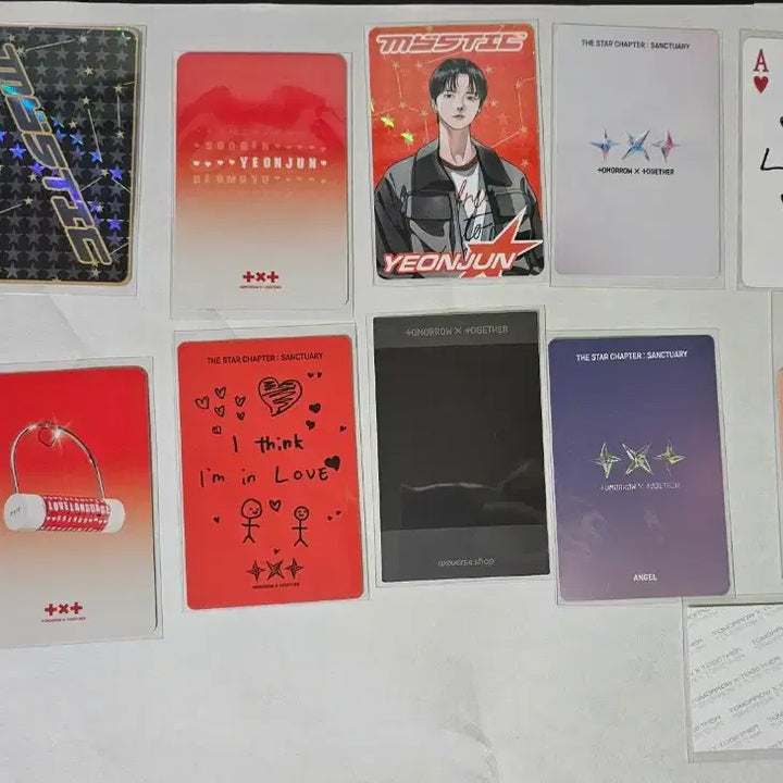 [BUNJANG] TXT Yeonjun Photocard Bundle (Love Language, Memories, Sanctuary, Membership, etc.) / 투바투 연준 포토카드 일괄 러브랭귀지,메모리즈,생츄어리 앨포 멤버십 등등