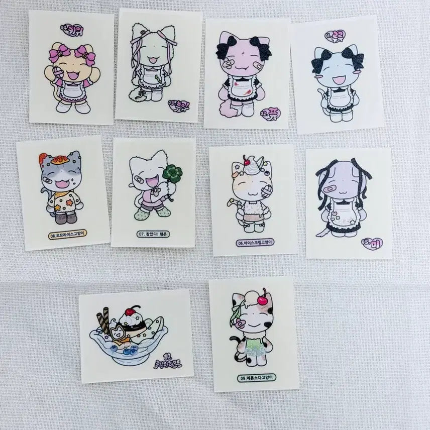 [BUNJANG] Arsène Stickers Set / 아르센 띠부씰 세트판매