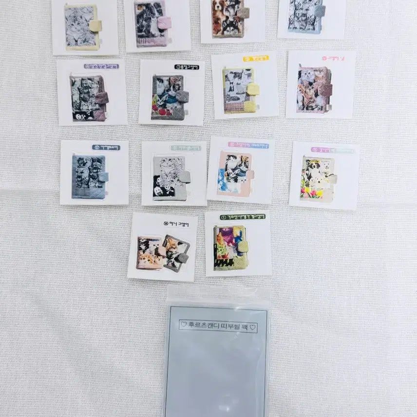 [BUNJANG] Fruits Candy Bread Sticker Set / 후르츠캔디 띠부씰 세트판매