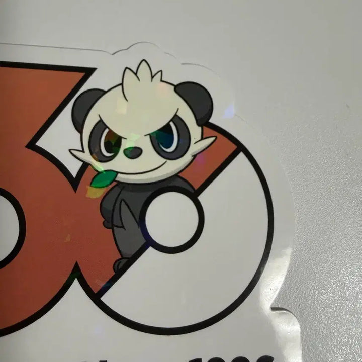[BUNJANG] Pokemon 30th Anniversary Logo Sticker Panchan / 포켓몬스터 30주년 로고 스티커 판짱