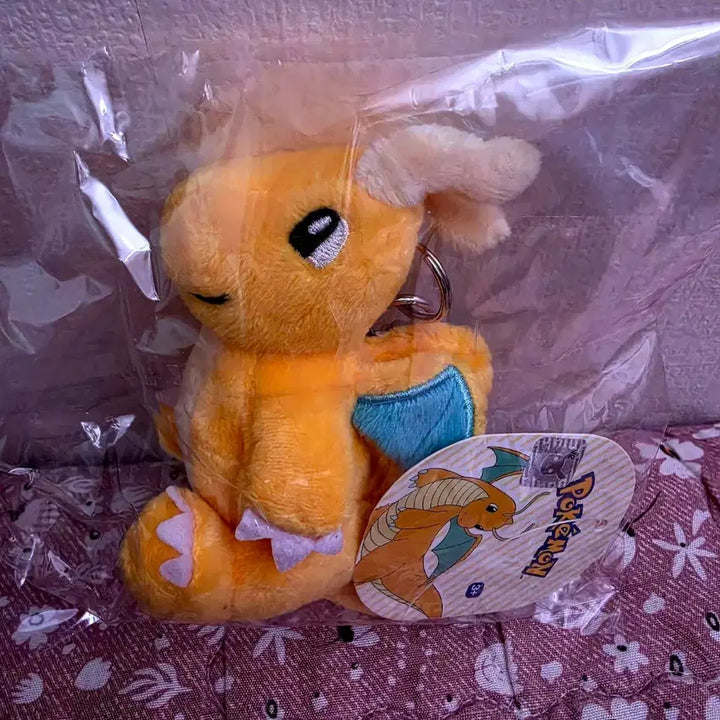 [BUNJANG] Dragonite Plush Keychain / 망나뇽 인형 키링 포켓몬 드래곤 용