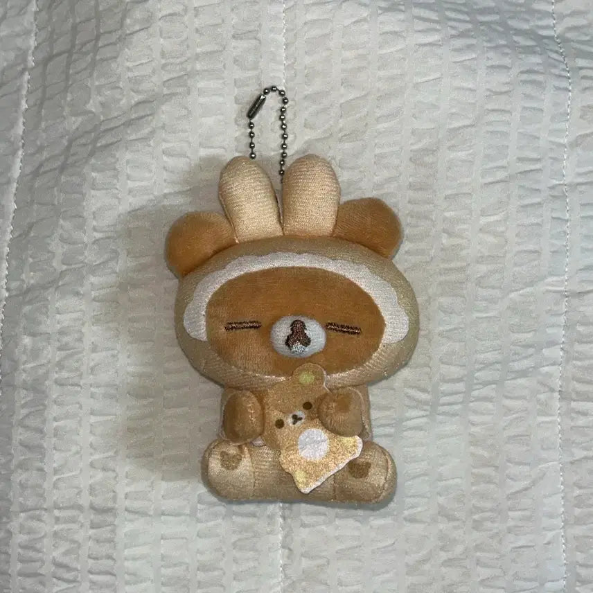 [BUNJANG] Baby Rilakkuma Plush Keychain Sleeping Sweet Potato / 베이비 리락쿠마 인형키링 잠자는 애기 코구마