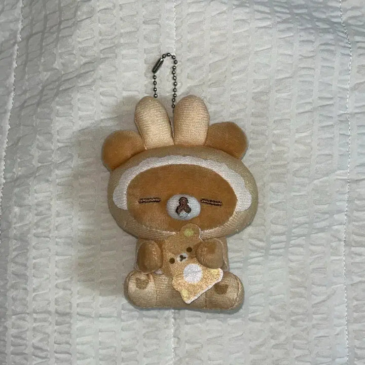 [BUNJANG] Baby Rilakkuma Plush Keychain Sleeping Sweet Potato / 베이비 리락쿠마 인형키링 잠자는 애기 코구마