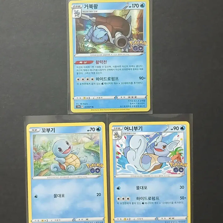 [BUNJANG] Pokemon Go Evolution Set - Blastoise, Venusaur, Charizard / 포켓몬고 거북왕 이상해꽃 리자몽 진화세트