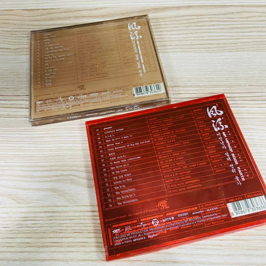 [BUNJANG] Master Plan MP HIPHOP 2002 Pungryu 2CD Compilation / [중고음반/CD] 마스터플랜 &