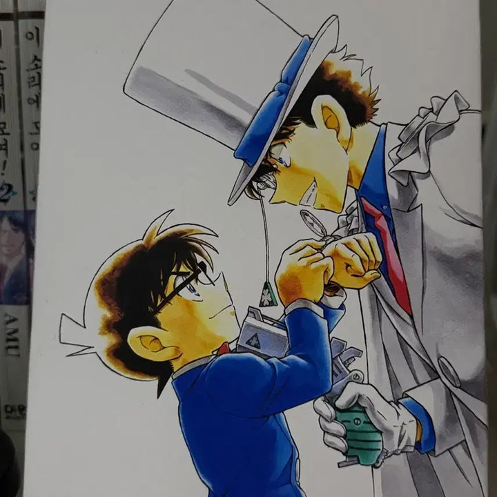 [BUNJANG] Detective Conan 30th Anniversary Exhibition Canvas Art Print - Kaito Kid / 명탐정 코난 30주년 전시회 캔버스 원화 액자 양도 괴도키드