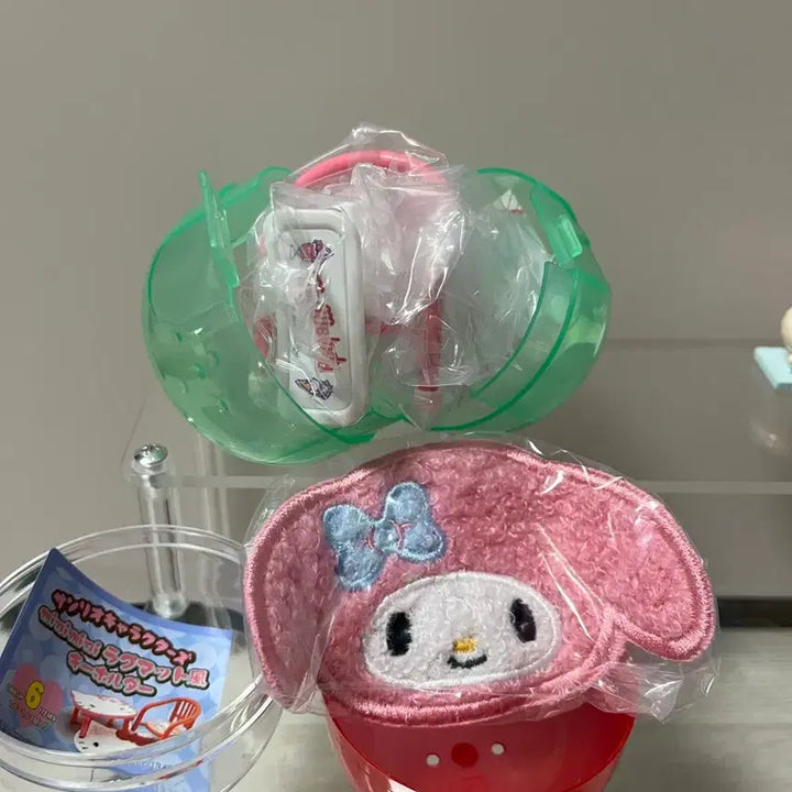 [BUNJANG] Sanrio Mini Rug &amp; Chair Gacha Set (My Melody) / 미개봉) 산리오 미니 러그&amp;의자 가챠 셋트