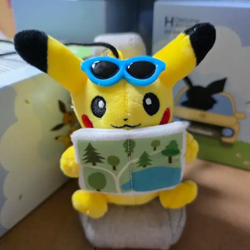 [BUNJANG] Hyundai x Pikachu Keychain Doll / 현대차 피카츄  포켓몬  키링 인형