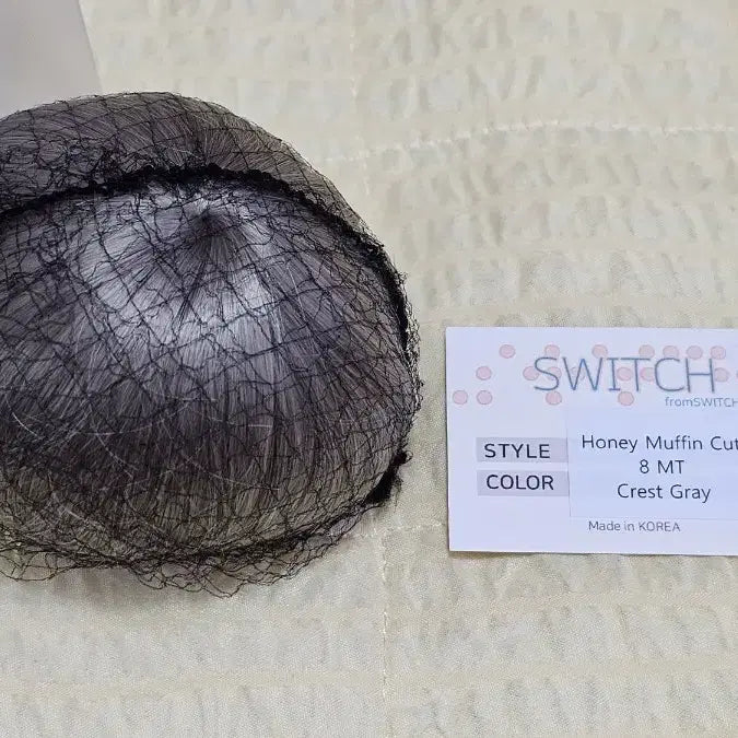[BUNJANG] Switch Honey Muffin Cut 8MT Crest Gray Wig for Small SD Dolls / 구체관절인형 스위치 허니머핀컷8mt 크레스트그레이 가발