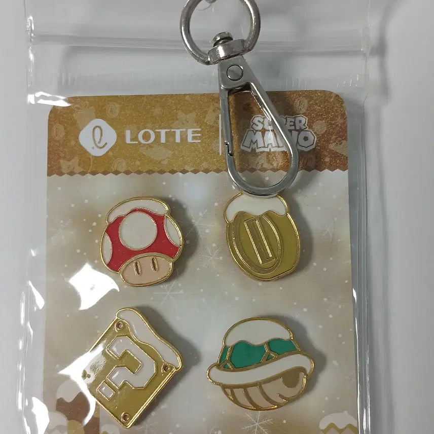 [BUNJANG] Lotte Mall Pop-up Exclusive Mario Badge Set / 롯데몰 팝업 특전 마리오 뱃지