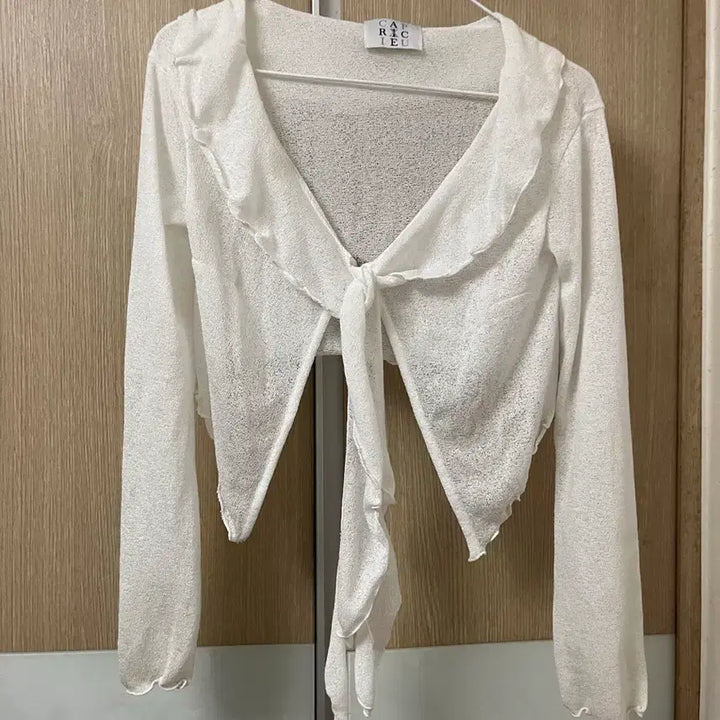 [BUNJANG] Aespa Winter Cardigan Bolero White / 에스파 윈터 가디건 볼레로