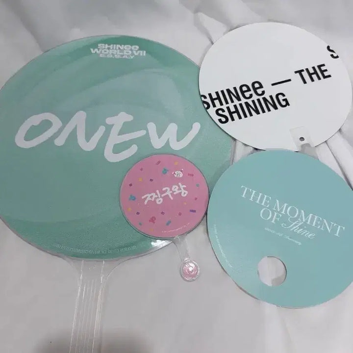 [BUNJANG] SHINee Onew Bundle Set Fan Picket / 샤이니 온유 부채 피켓 일괄