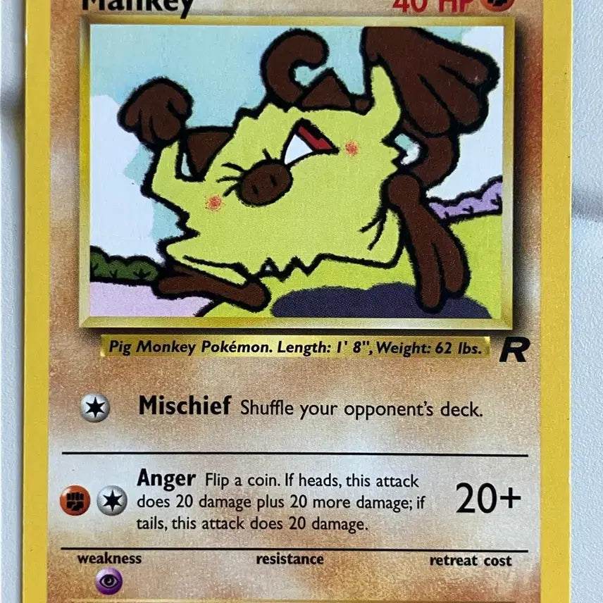 [BUNJANG] 2000 Monkey Team Rocket North America Single Card / [북미] 2000 망키 팀 로켓