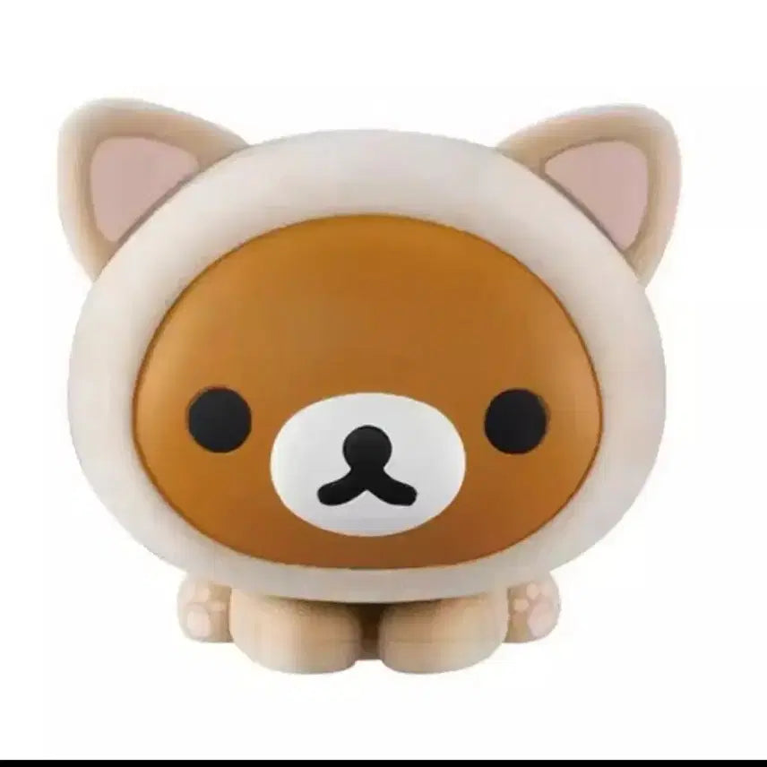 [BUNJANG] Rilakkuma Korilakkuma Cat Kakyara Fluffy Gacha Assembly Figure / 리락쿠마 코리락쿠마 네코 고양이 캡캬라 플로키 가챠 조립 피규어