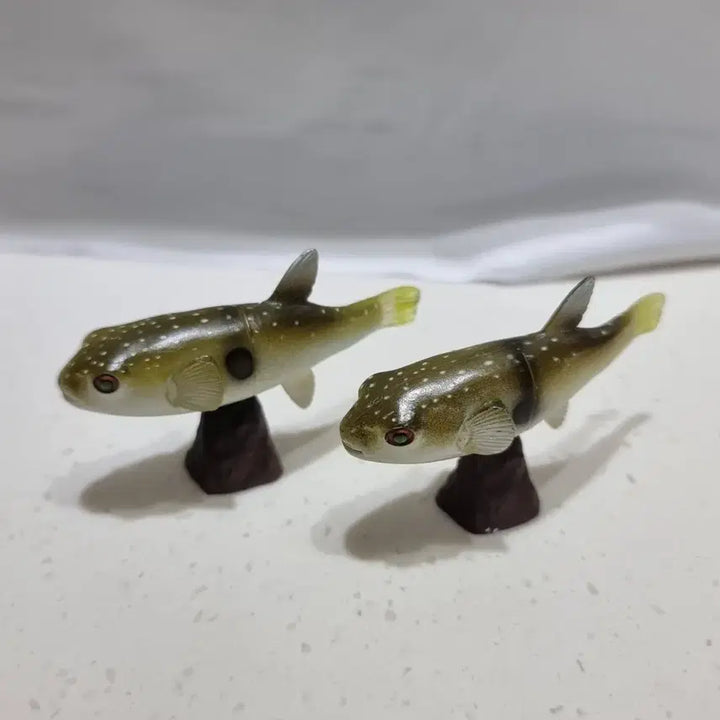 [BUNJANG] Kaiyodo Choco Egg Boxfish Figure Set (2 Figures) / 카이요도 초코에그 복섬 피규어 2개 생물 피규어 해수어 피규어