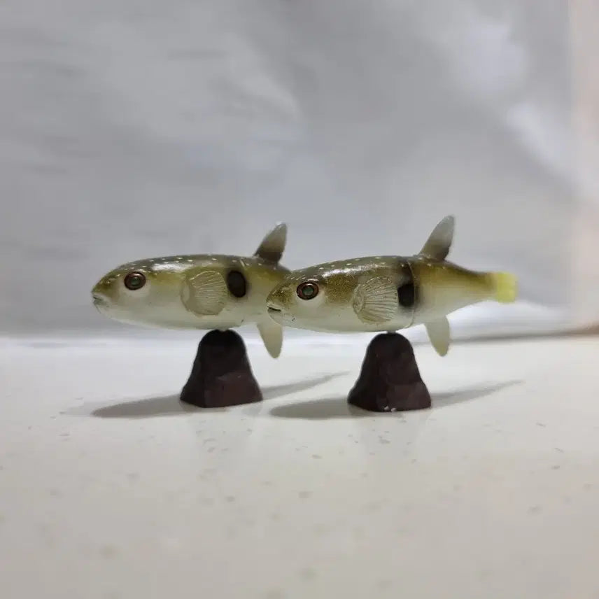 [BUNJANG] Kaiyodo Choco Egg Boxfish Figure Set (2 Figures) / 카이요도 초코에그 복섬 피규어 2개 생물 피규어 해수어 피규어