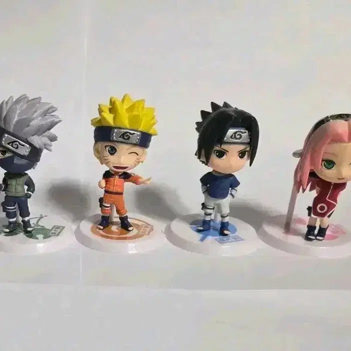 [BUNJANG] Naruto Chibi-큥 Vol. 1 Bundle Set Figures (Kakashi, Sasuke, Sakura) / [4종 일괄] 나루토 치비큥 1탄 피규어 카카시,사스케,사쿠라,나루토