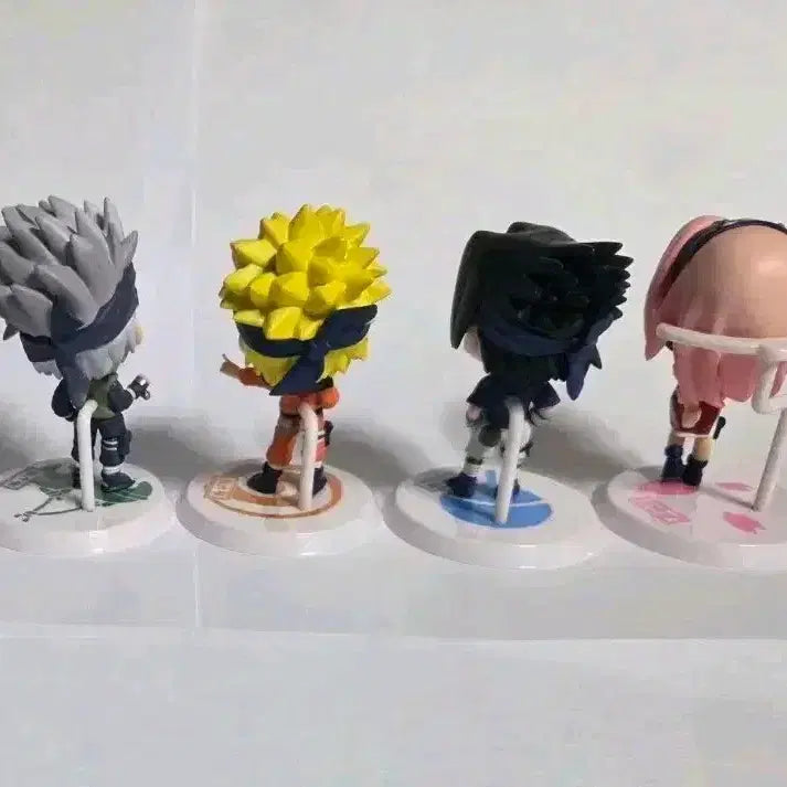 [BUNJANG] Naruto Chibi-큥 Vol. 1 Bundle Set Figures (Kakashi, Sasuke, Sakura) / [4종 일괄] 나루토 치비큥 1탄 피규어 카카시,사스케,사쿠라,나루토