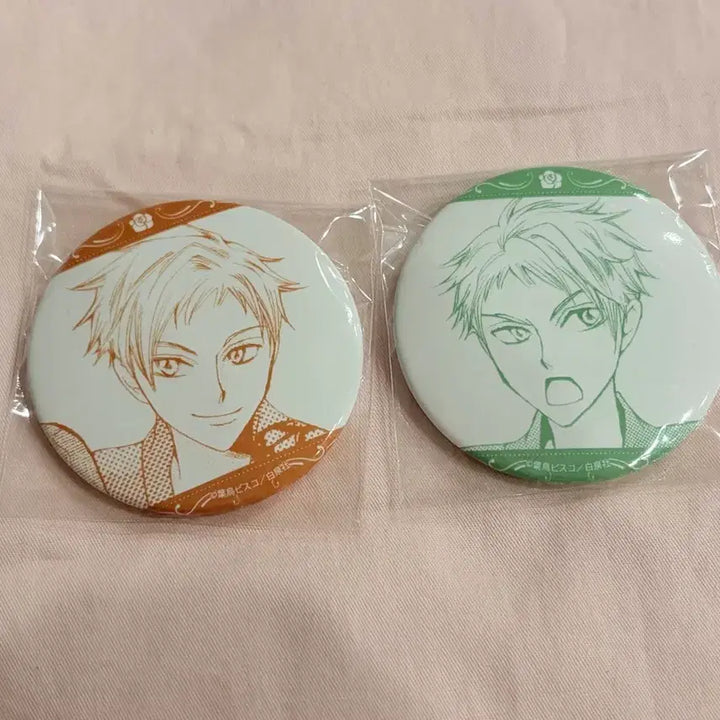 [BUNJANG] Ouran High School Host Club Hikaru Kaoru Can Badge / 오란고교 호스트부 사교클럽 히카루 카오루 캔뱃지