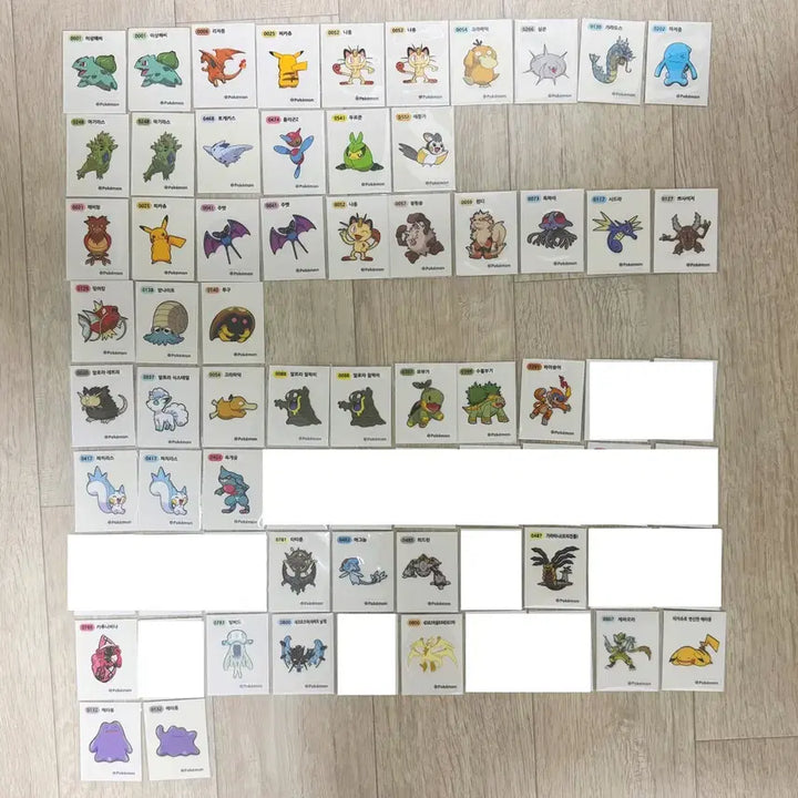 [BUNJANG] Pokemon Sticker Collection / (판매)포켓몬 띠부씰