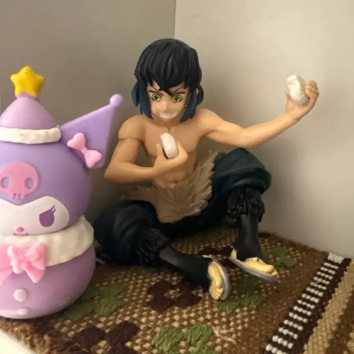 [BUNJANG] Demon Slayer Inosuke Hashibira Rice Ball Figure / 귀멸의 칼날 주먹밥이노스케 피규어
