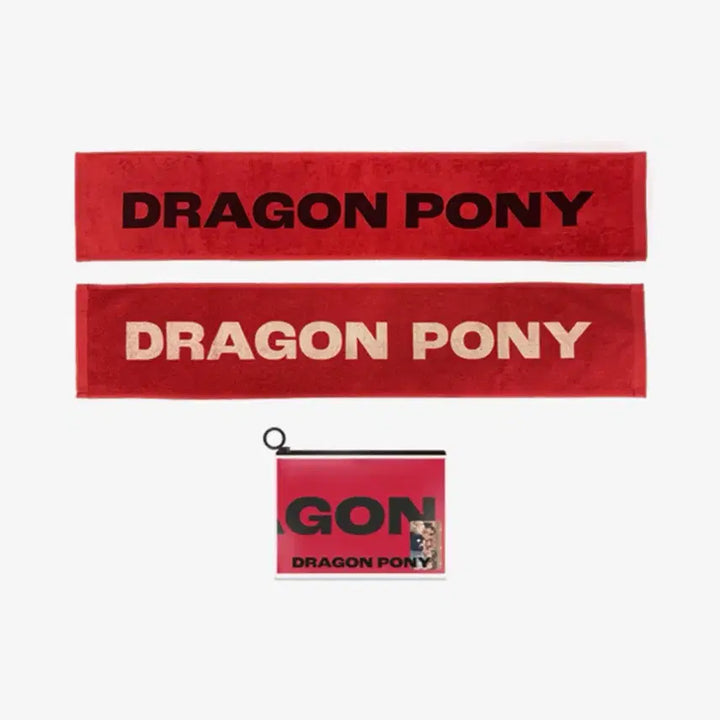 [BUNJANG] DragonPony Towel Slogan (Sealed) / 드래곤포니 타올 슬로건 미개봉 새상품
