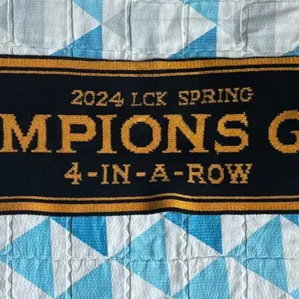 [BUNJANG] Gen.G 2024 LCK Spring Playoffs Championship Muffler / Lck gen.g 젠지 2024스프링 포핏 우승 머플러