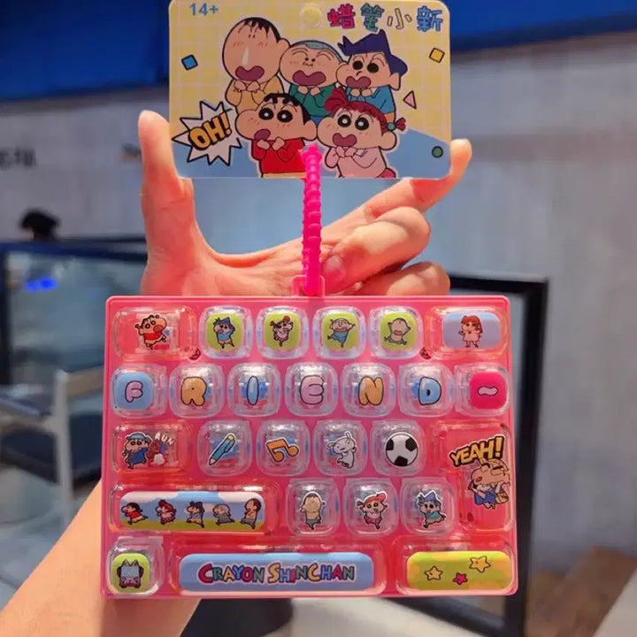 [BUNJANG] Crayon Shin-chan Large Keyboard Keycap Keychain / 짱구 대왕 키보드 키캡 키링