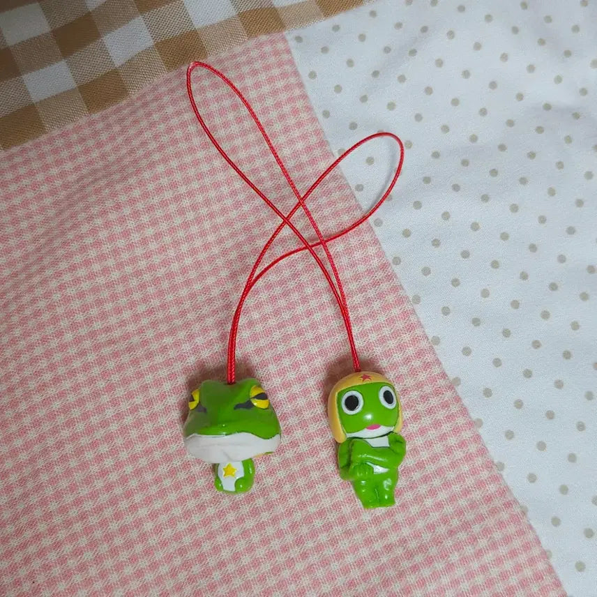 [BUNJANG] Original Japanese Keroro Dress-Up Strap Bundle Set / [일본정품] 일괄 고전 케로로 옷입히기 스트랩