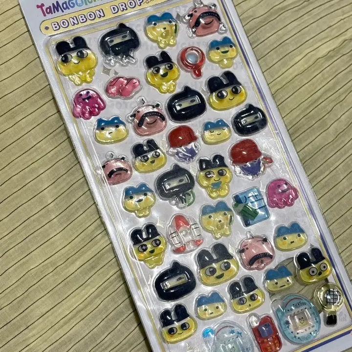 [BUNJANG] Tamagotchi Bonbon Drop Stickers / 다마고치 봉봉드롭 스티커