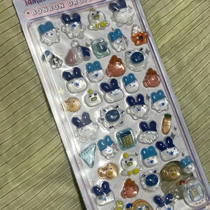 [BUNJANG] Tamagotchi Bonbon Drop Stickers / 다마고치 봉봉드롭 스티커