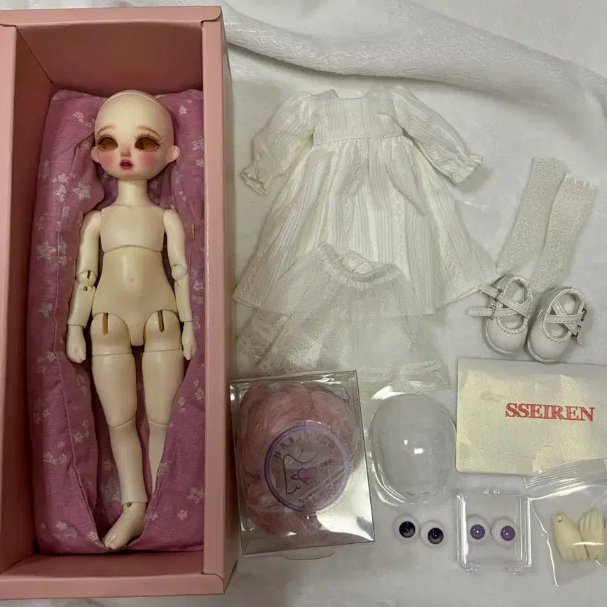 [BUNJANG] Ceren N-Jadu USD Doll - Clothes, Wig, Shoes, Eyes / 구체관절인형 쎄이렌 n자두 usd 물품 옷 가발 신발 안구