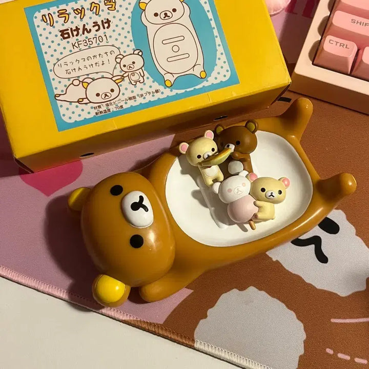 [BUNJANG] Vintage Rilakkuma Soap Dish Figure Display Stand / 고전 리락쿠마 비누 받침대