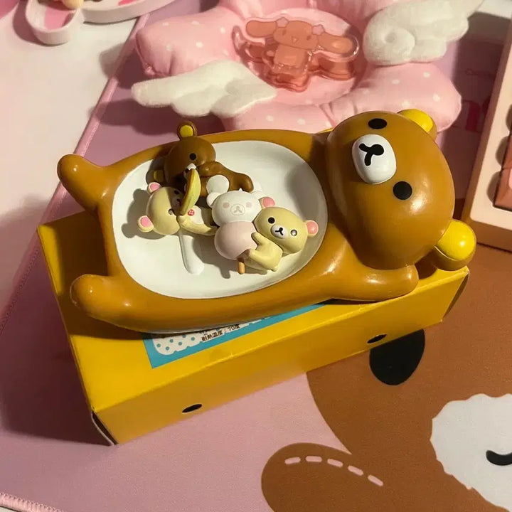 [BUNJANG] Vintage Rilakkuma Soap Dish Figure Display Stand / 고전 리락쿠마 비누 받침대