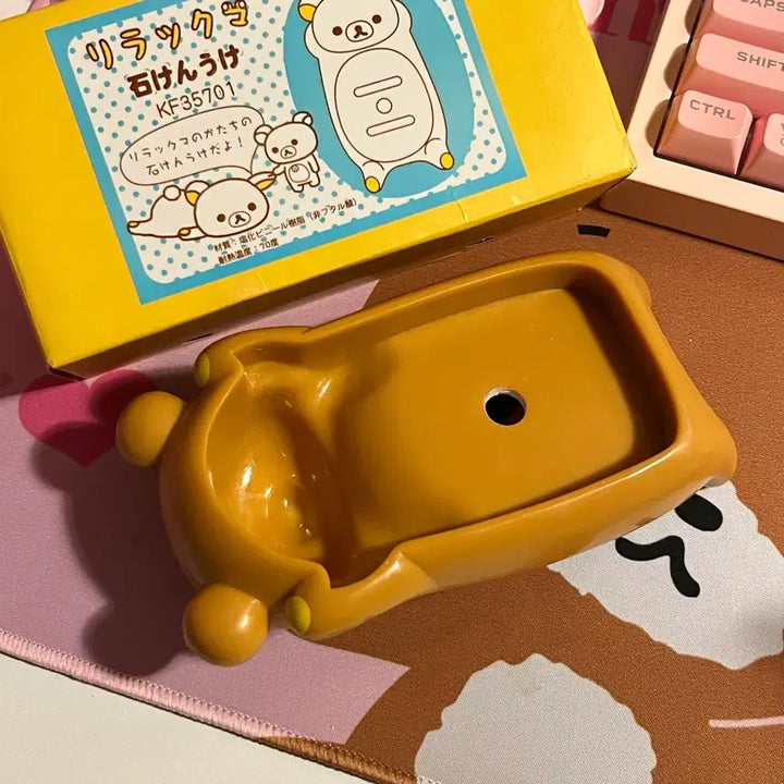 [BUNJANG] Vintage Rilakkuma Soap Dish Figure Display Stand / 고전 리락쿠마 비누 받침대