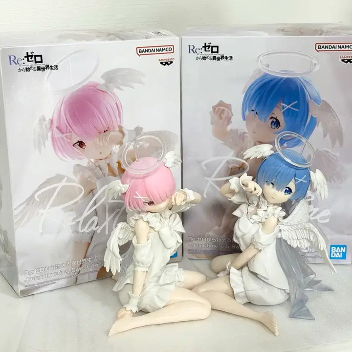 [BUNJANG] Banpresto Relax Time Re:Zero Ram Rem Sweet Angel Figure / 반프레스토 릴렉스타임 리제로 람 렘 피규어 스위트엔젤 천사