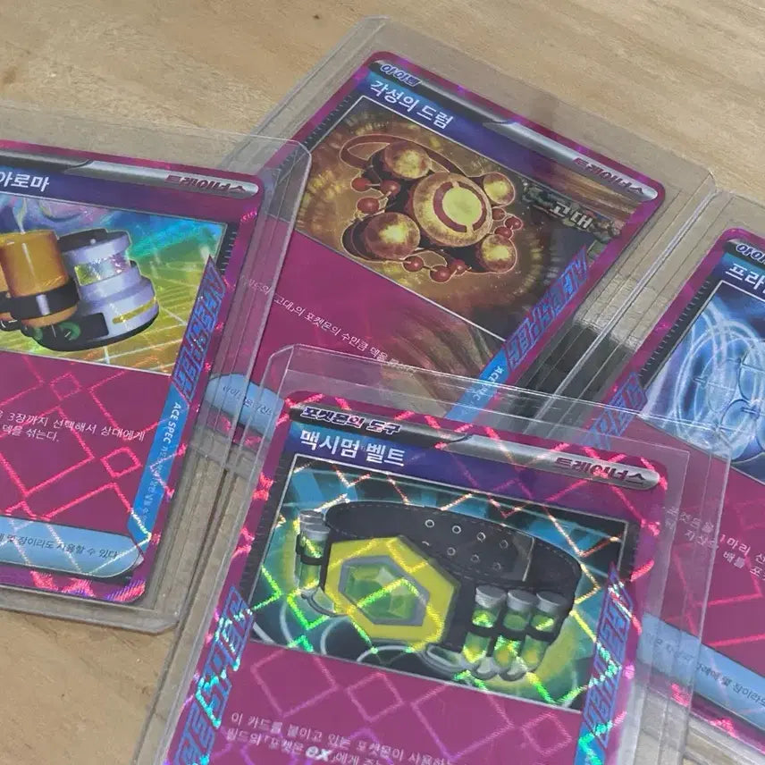 [BUNJANG] Pokemon Card ACE 4-Type Set / 포켓몬 카드 ACE 5종 세트