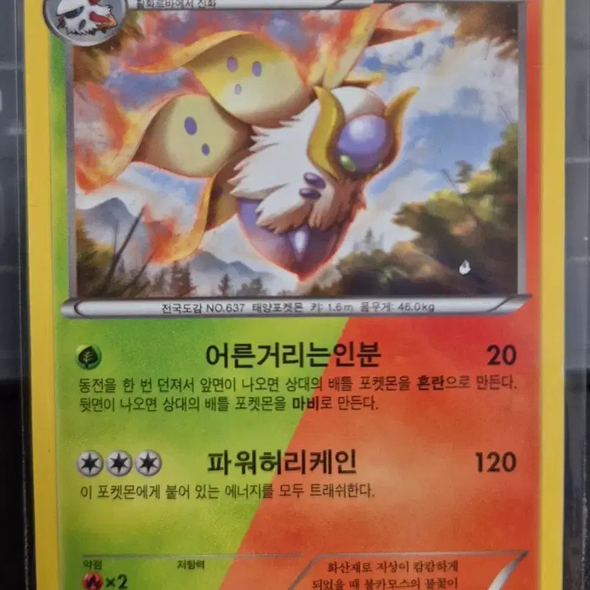 [BUNJANG] Pokemon Card Volcarona XY 010/054 U / 포켓몬 카드 불카모스 XY 010/054 U