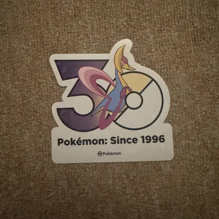 [BUNJANG] Pokemon 30th Anniversary Kriseria Sticker / 포켓몬 30주년 기념 스티커 크리세리아