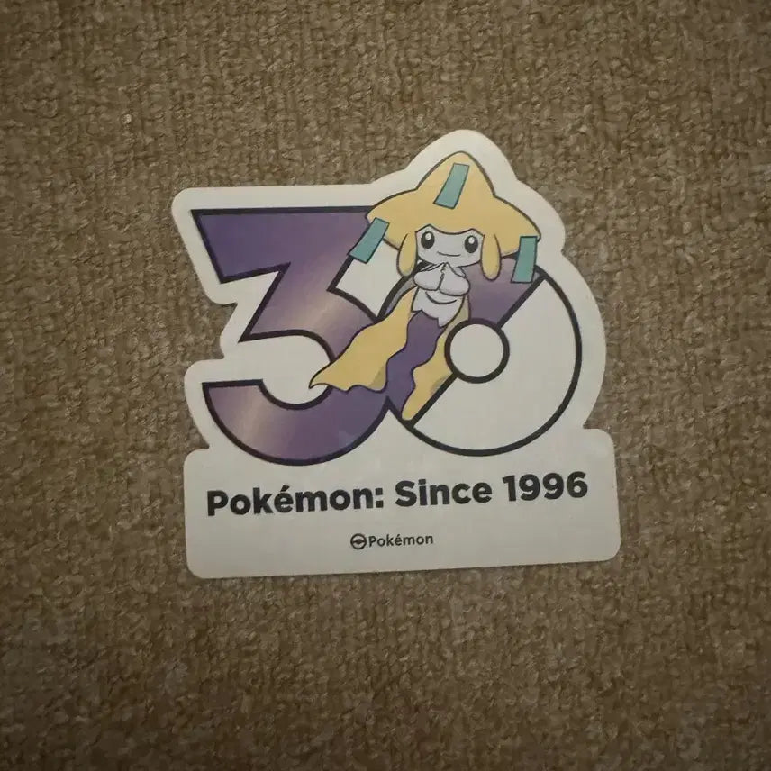 [BUNJANG] Pokemon 30th Anniversary Jirachi Sticker / 포켓몬 30주년 기념 스티커 지라치