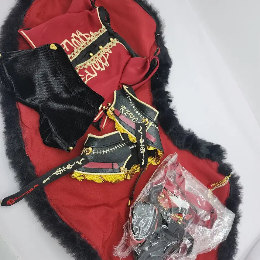 [BUNJANG] 20cm Un 속성 Doll Clothes "Amyehwang" 8-Piece Set + Hat / 20cm 무속성 솜인형 옷 암야제왕 8점+모자 양도판매