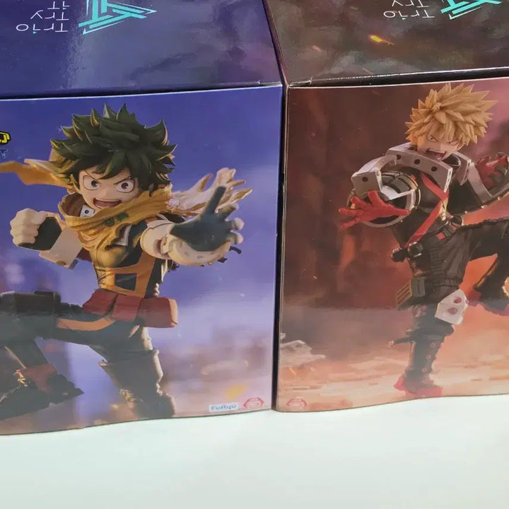 [BUNJANG] FURYU Trio-Try-iT My Hero Academia Izuku Midoriya Katsuki Bakugo Figure Bundle Set / (택포)후류 Trio-Try-iT 히로아카 미도리야 바쿠고 피규어 일괄