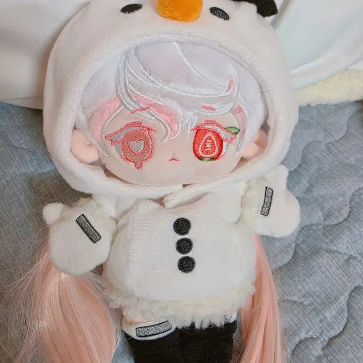 [BUNJANG] Snowman Outfit for 20cm Plush / 20cm 솜인형 눈사람 옷 파판14 속성