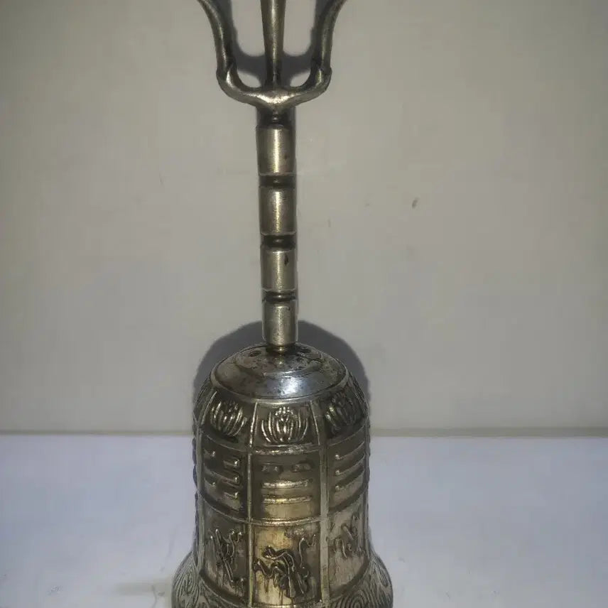 [BUNJANG] White CopperBuddhist Prayer Bell (Yoryeong) / 백동 요령