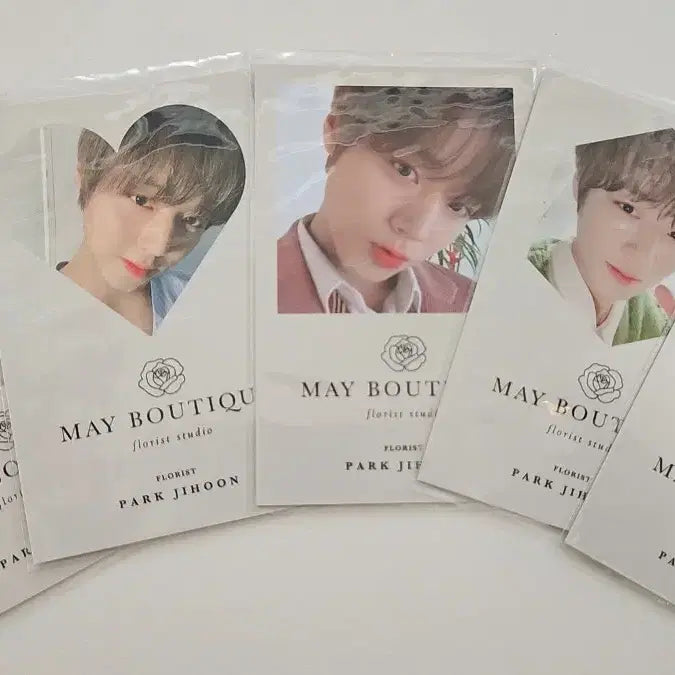 [BUNJANG] Park Jihoon MAY 2nd Lottery Photocard Set (5 Types) / 박지훈 메이 2기 복권 포토카드 5종 세트