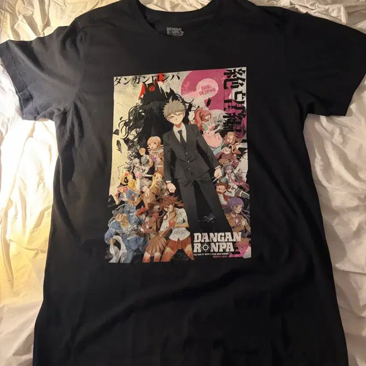 [BUNJANG] Danganronpa Series Official T-Shirt / [L] 단간론파 시리즈 오피셜 애니 반팔 티셔츠 빈티지 만화 카툰