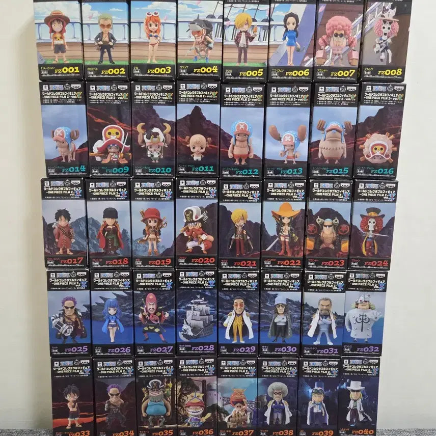 [BUNJANG] One Piece World Collectable Figure Film Z Full Set / [월콜 WCF] 원피스 월콜 필름 제트[Z] 풀 셋트 판매
