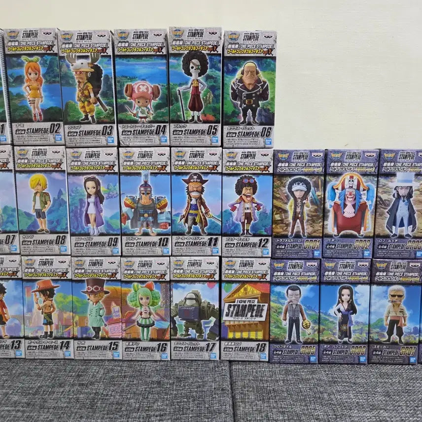 [BUNJANG] One Piece World Collectable Stampede Full Set (26 Figures) / [월콜 WCF] 원피스 월콜 스탬피드 풀 셋트 판매